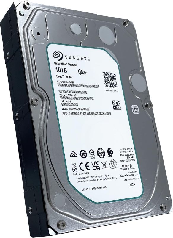 Жорсткий диск Seagate 10TB 3.5" 7200 256MB SATA Exos 7E10