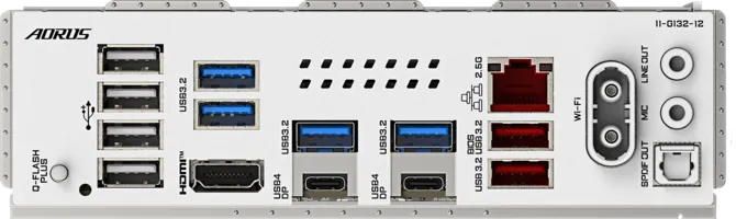 Материнська плата GIGABYTE X870E AORUS ELITE WIFI7 ICE sAM5 X870 4xDDR5 M.2 Wi-Fi BT HDMI Typc-C ATX Біла