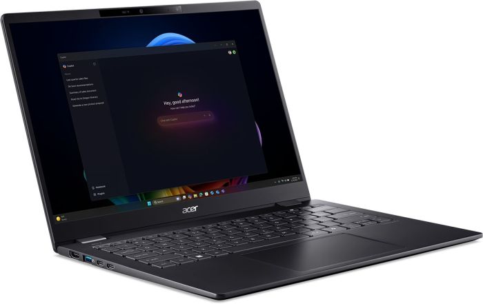 Ноутбук Acer TravelMate TMP614-54 14" 2.8K IPS, Intel U5-226V, 16GB, F512GB, UMA, Win11P