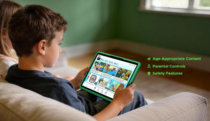 Doogee Tablet U11 Kid 11" 4GB, 128GB, 8580mAh, Android, Green