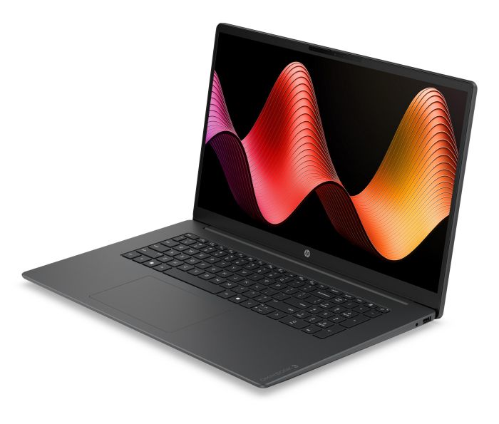Ноутбук HP OmniBook 3 17-dk0000ua 17.3" FHD IPS AG, Intel 5-120U, 16GB, F512GB, UMA, DOS, чорний