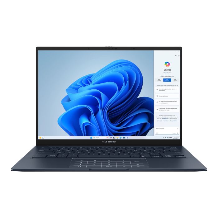Ноутбук ASUS Zenbook A14 UX3405CA-QL290 14" WUXGA Touch OLED, Intel Ultra 9 285H, 32GB, F1TB, UMA, NoOS, Блакитний