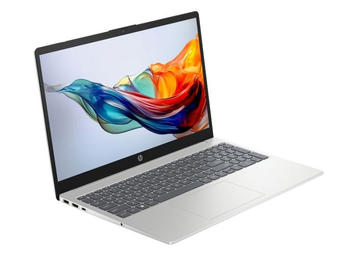 Ноутбук HP 15-fc0331ua 15.6" FHD IPS AG, AMD R7-7730U, 16GB, F512GB, UMA, DOS, сріблястий