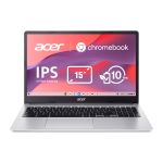 Ноутбук Acer Chromebook CB315-4HT 15" FHD IPS Touch, Intel C N4500, 8GB, F128GB, UMA, ChromeOS, серебристый